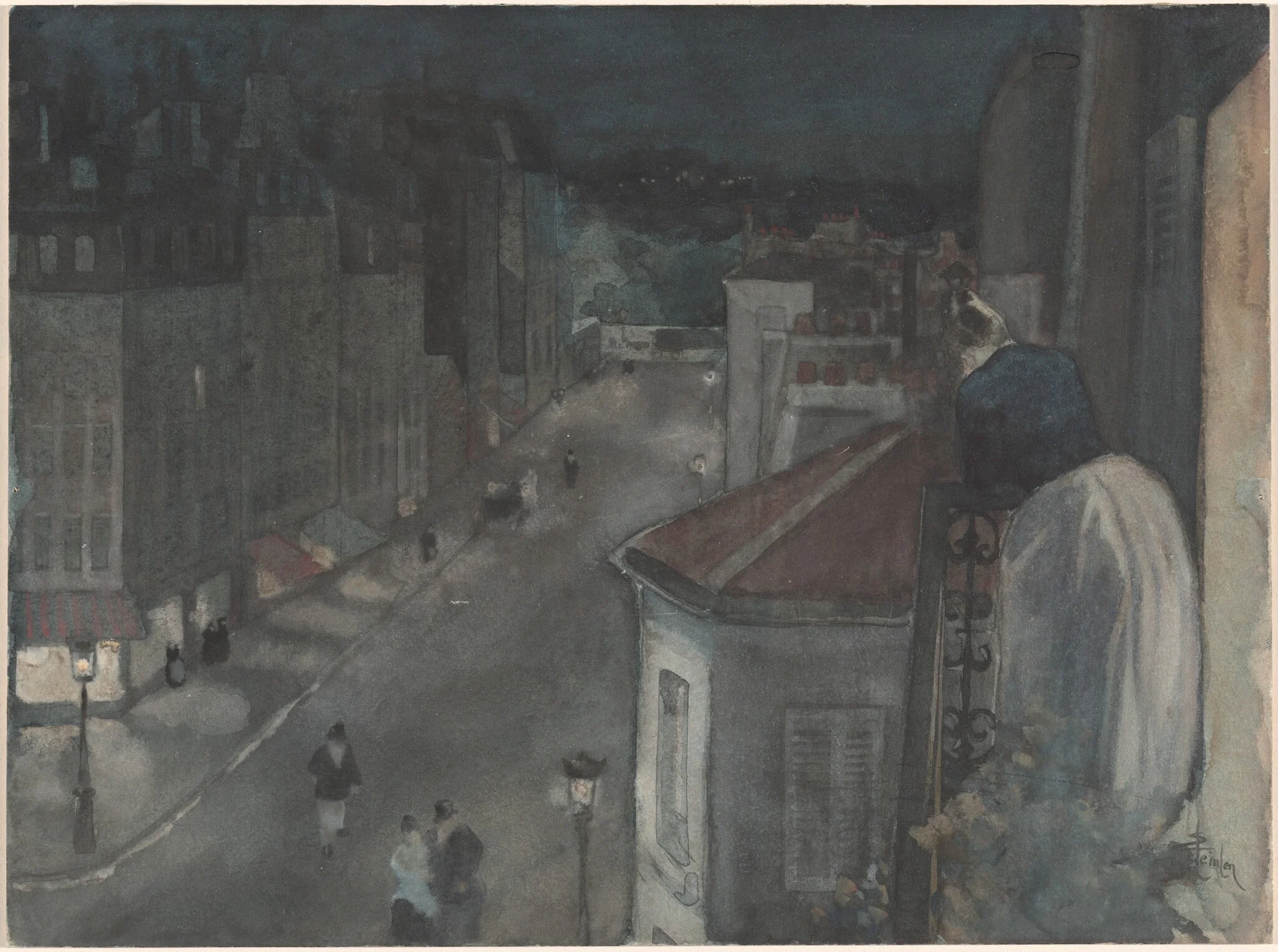From the Sixth Floor, detail
