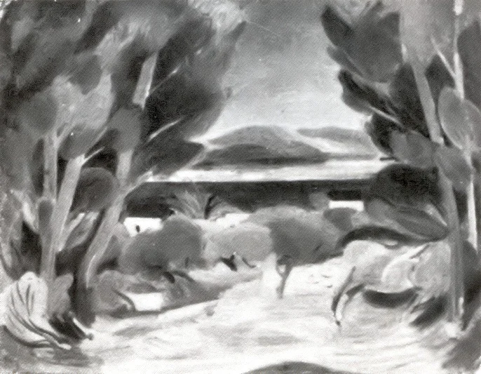 Blick auf die Bucht von Sanary, detail