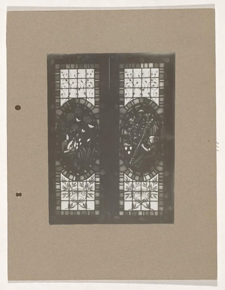 lasimaalaus, Kymintehdas, cantus musica, detail