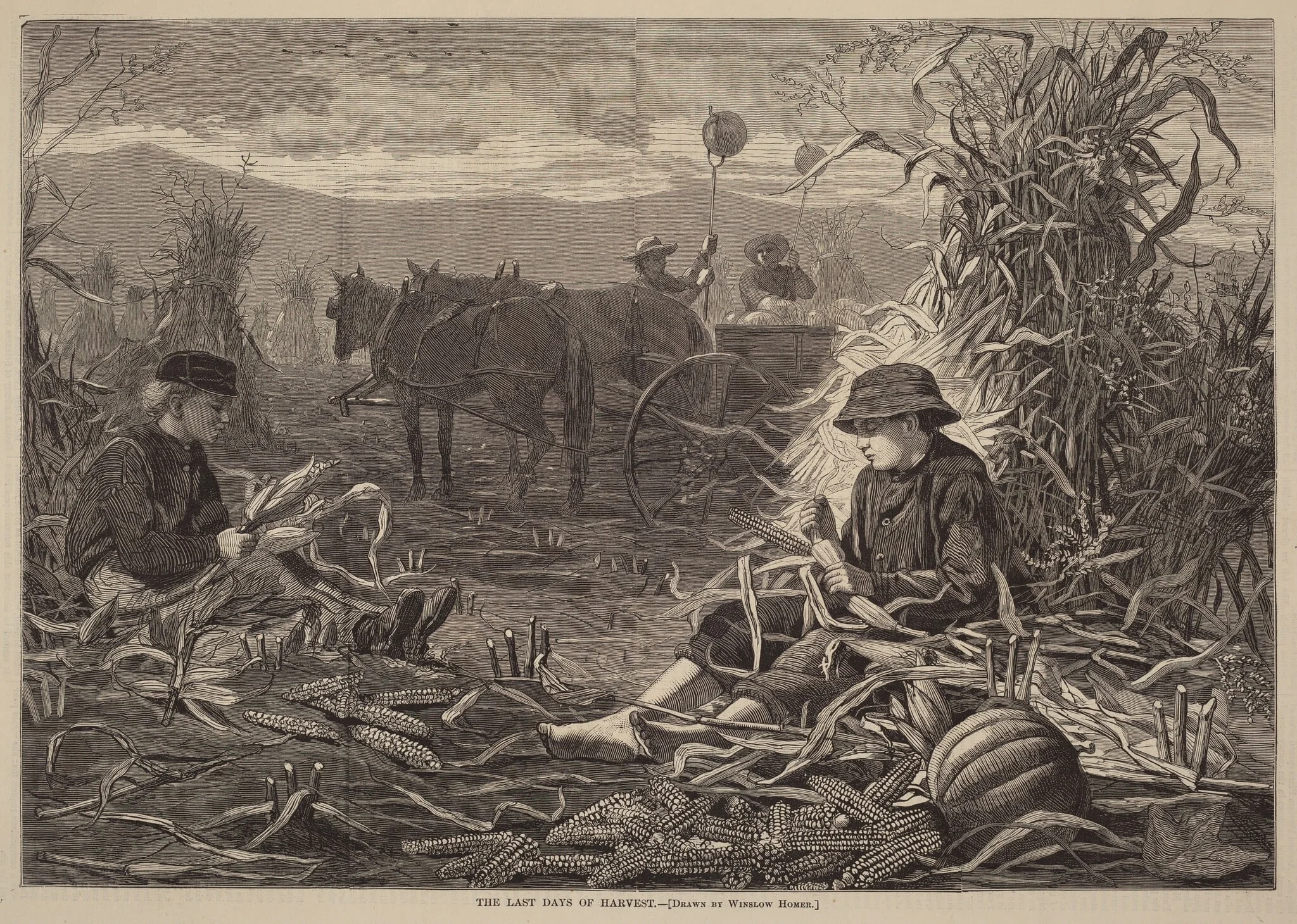 The Last Days of Harvest, detail