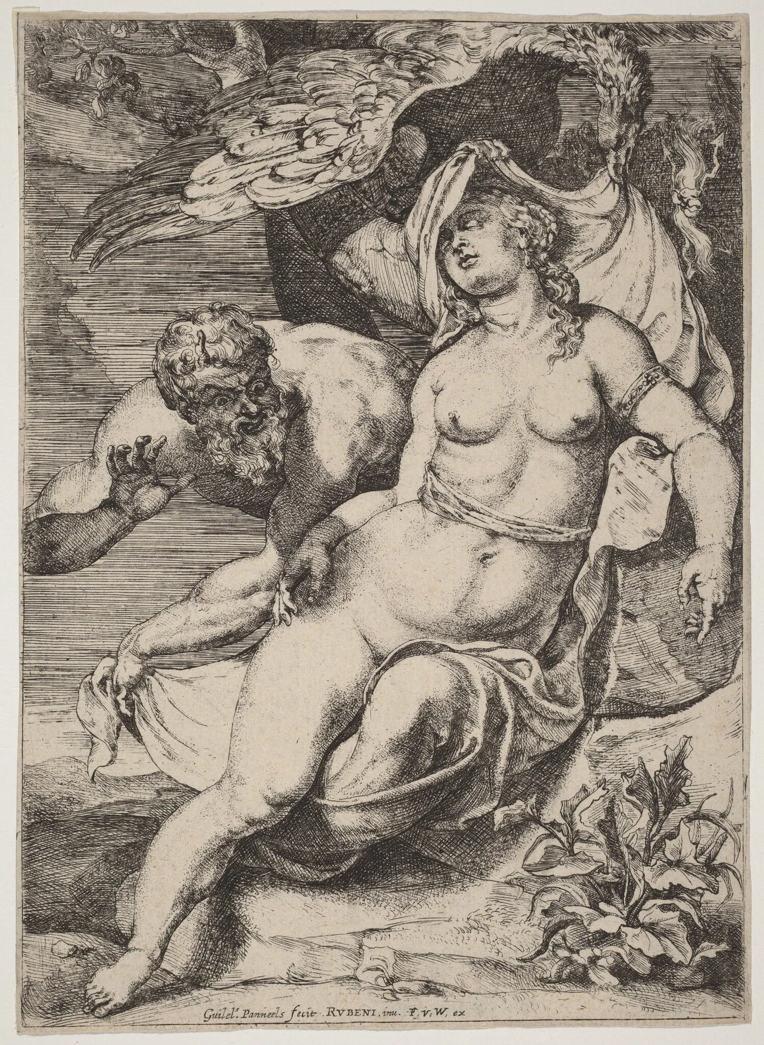 Jupiter and Antiope, detail