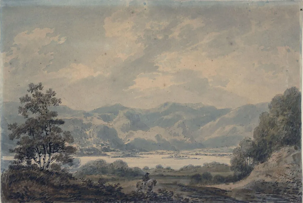 Windermere, by Edward Dayes, watercolor, 1794