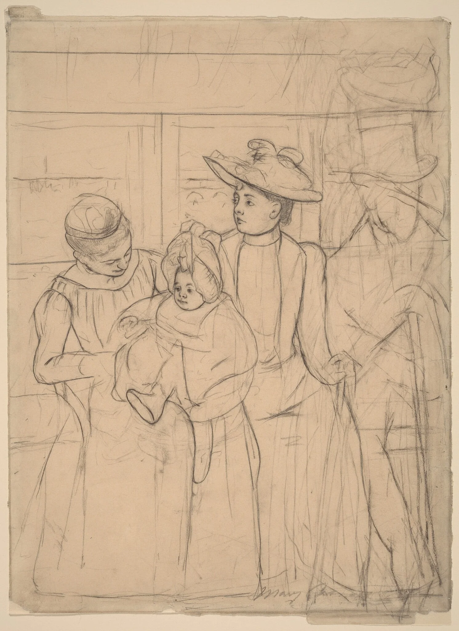 In the Omnibus [recto], detail