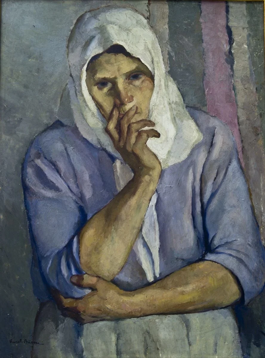 Portret de țărancă, detail