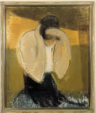 The Gipsy Woman, by Helene Schjerfbeck, oil, 1919