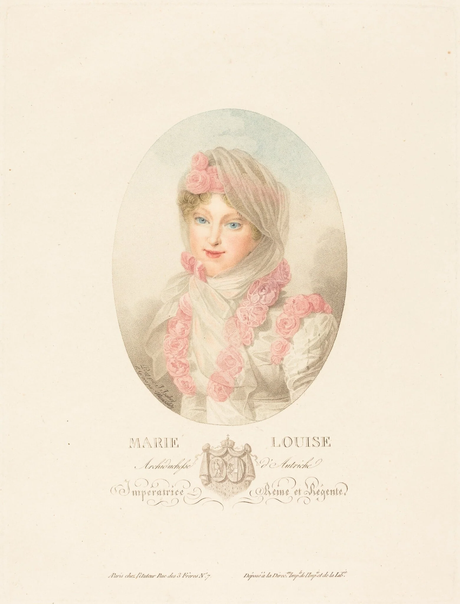 Marie-Louise, Empress of the French, detail
