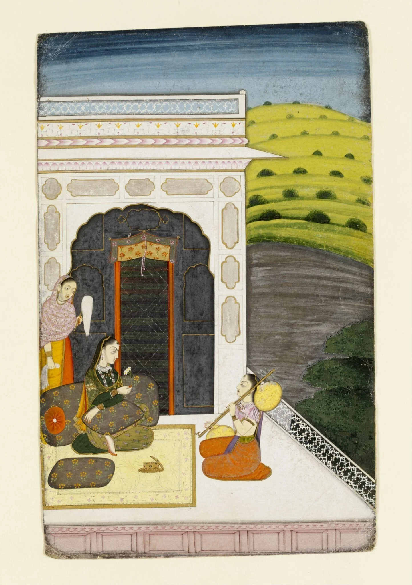 Prositapatika Nayika, detail