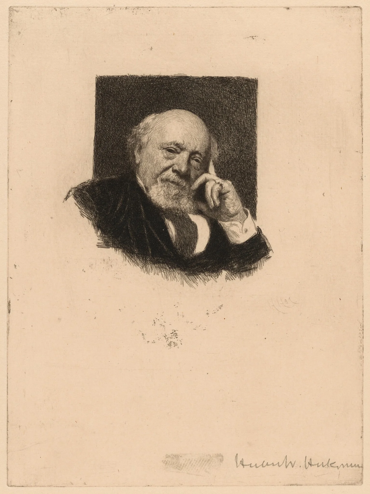 Portrait of a Man, detail