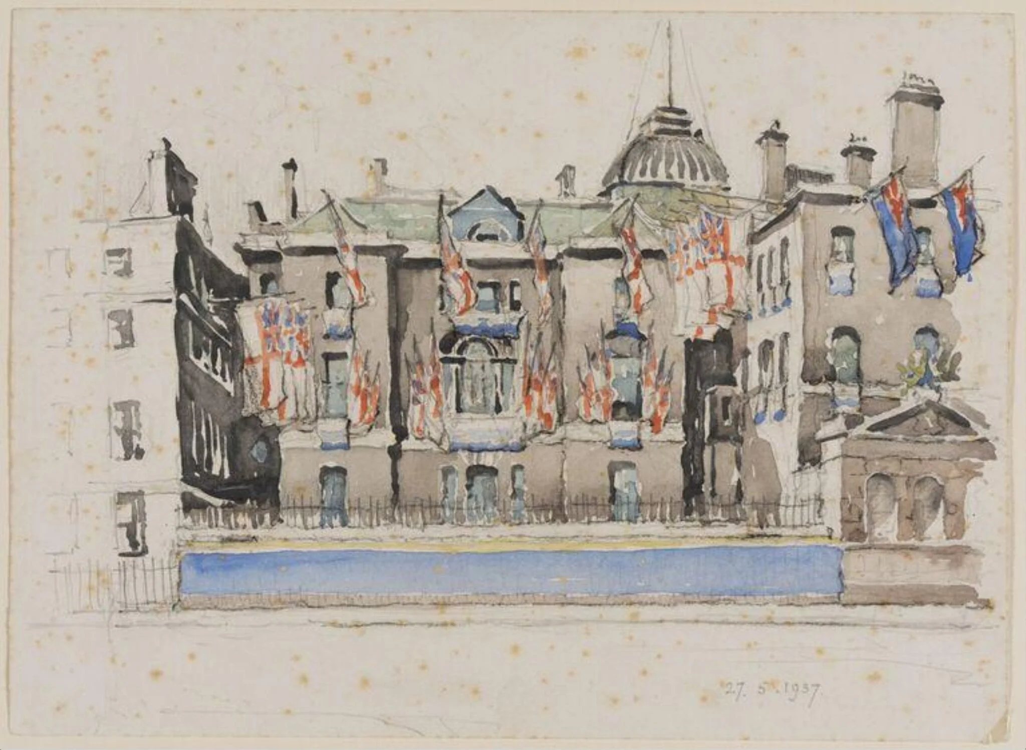 The Horse Guards, detail