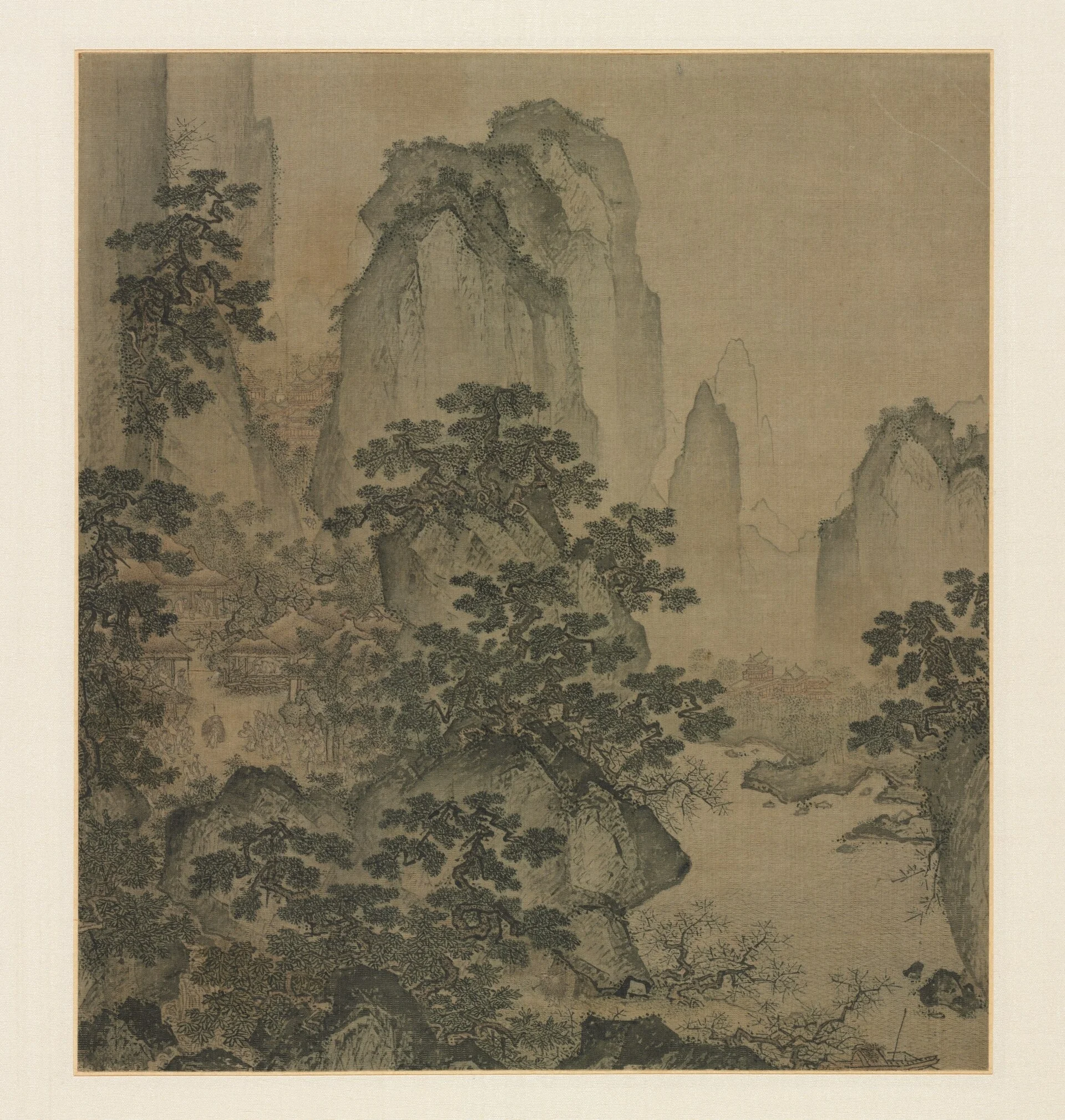 The Haven of the Peach-Blossom Spring, detail