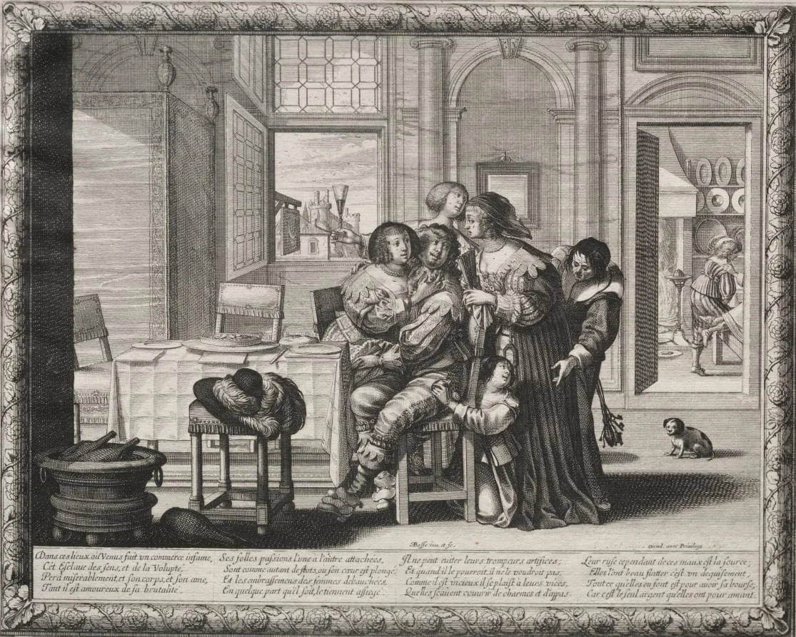 The Prodigal Son: Riotous Living, detail