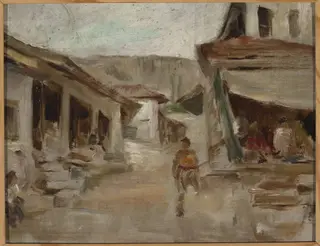 Street – Bakhchisaray. From the journey to Crimea, by Jan Ciągliński, unspecified, 1897