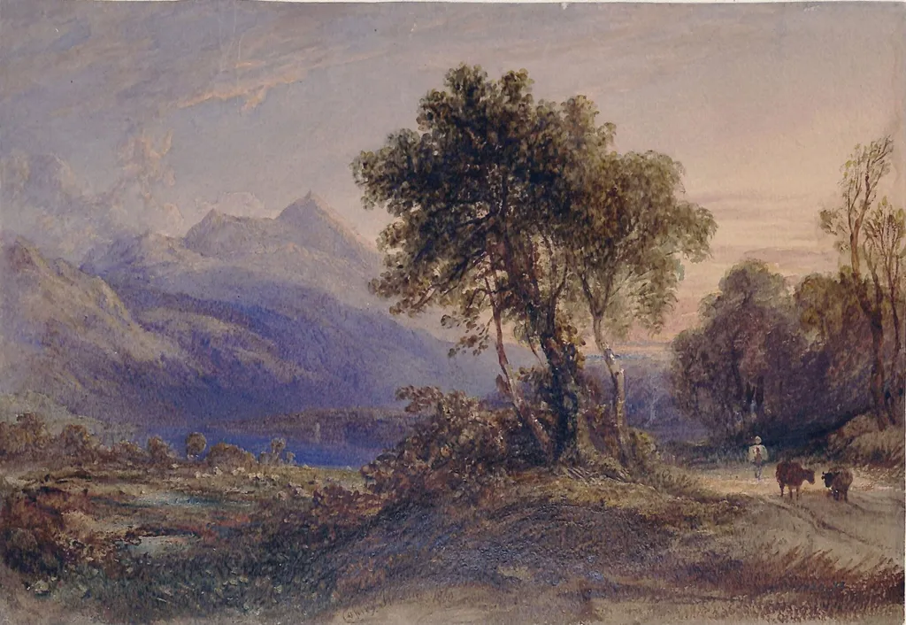 Ben Lomond, by Anthony Vandyke Copley Fielding, watercolor, 1850
