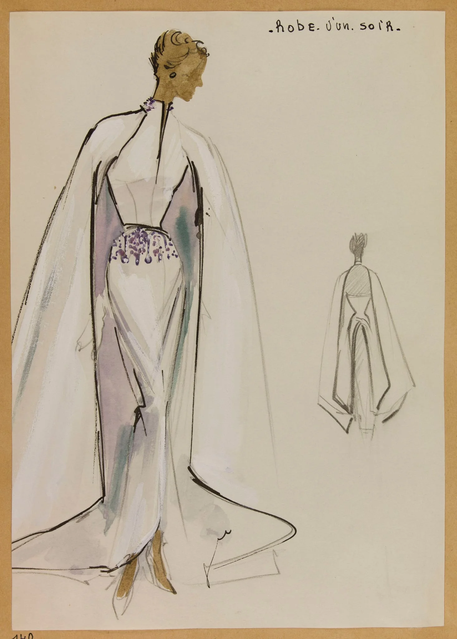 Robe d'un soir, detail