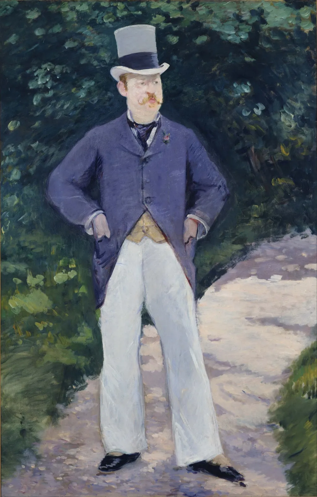 Portrait of Monsieur Brun, by Édouard Manet, oil