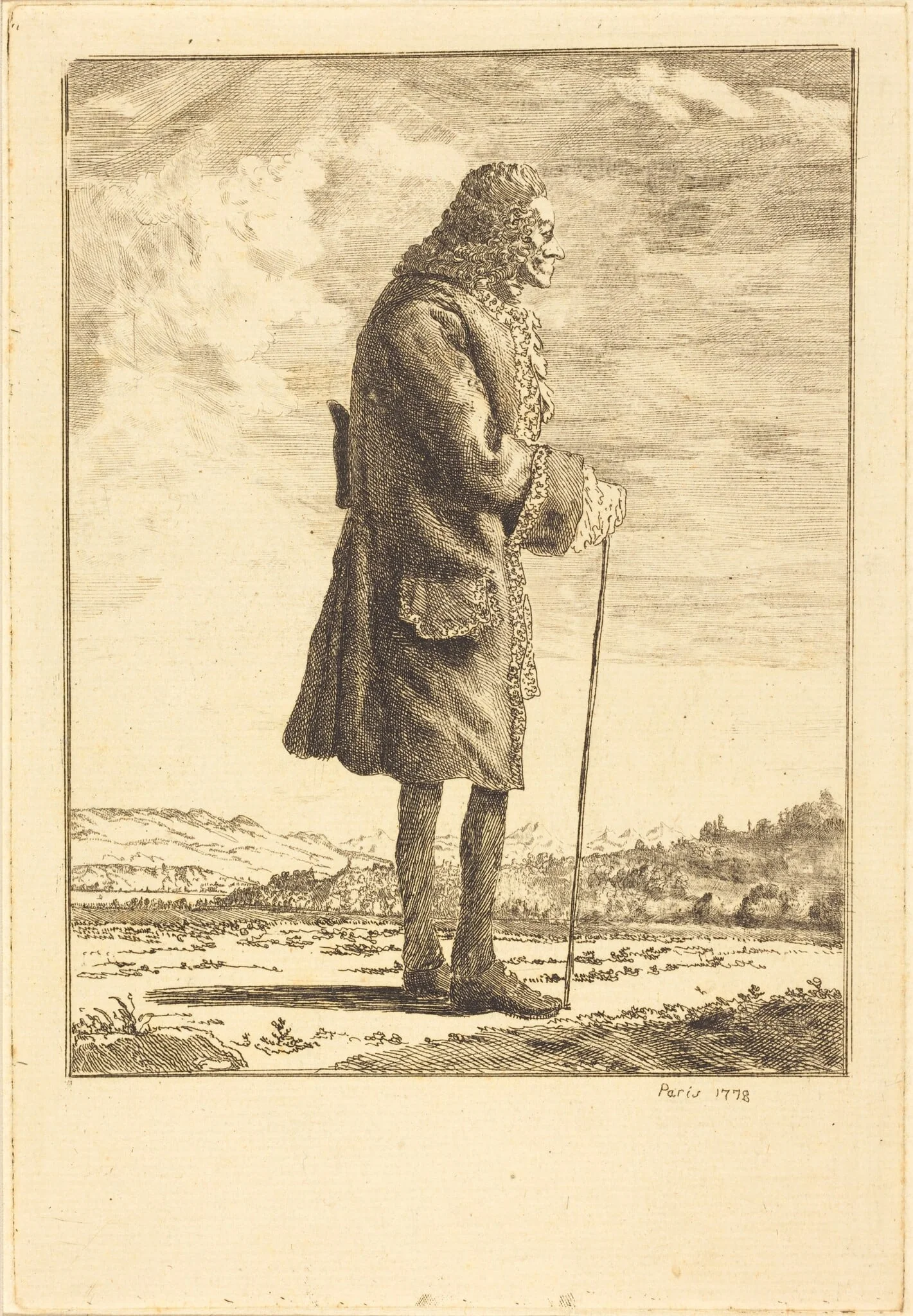Voltaire, detail