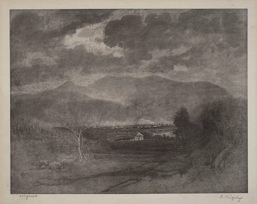 Greylock, by Elbridge Kingsley, ink, 1889