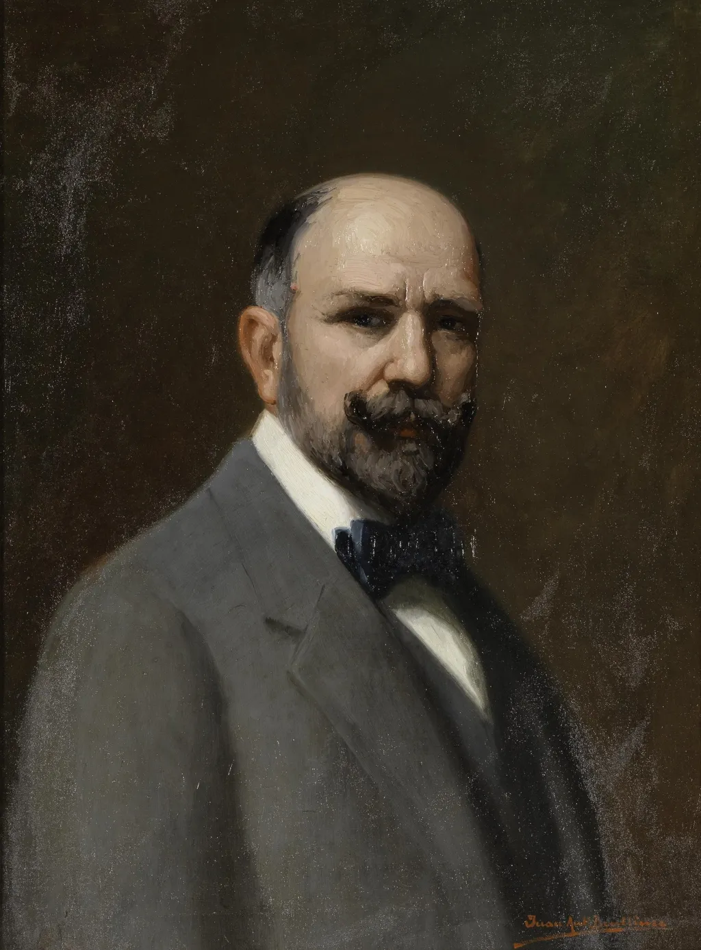 Self-portrait, by Juan Antonio Benlliure, oil, 1915