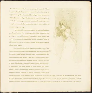 Yvette Guilbert, by Henri de Toulouse-Lautrec, ink, 1894