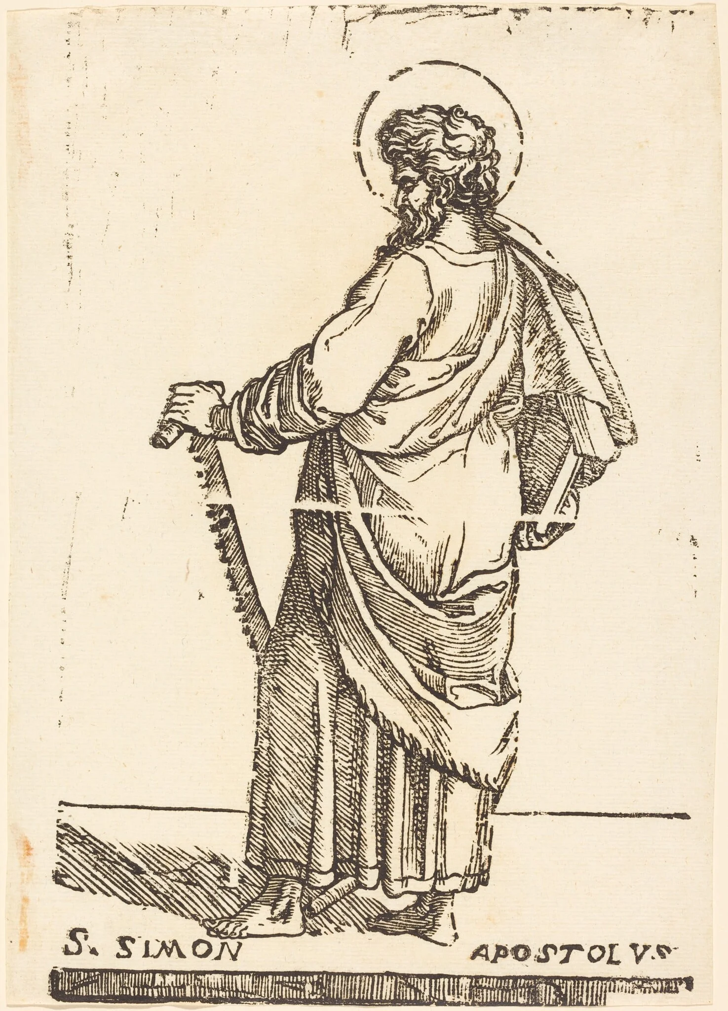 Saint Simon, detail