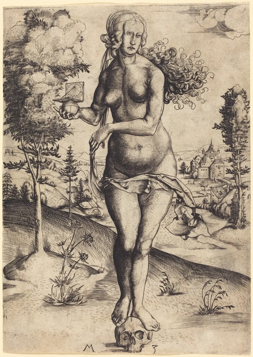 Memento Mori, by Master MZ, ink, 1501