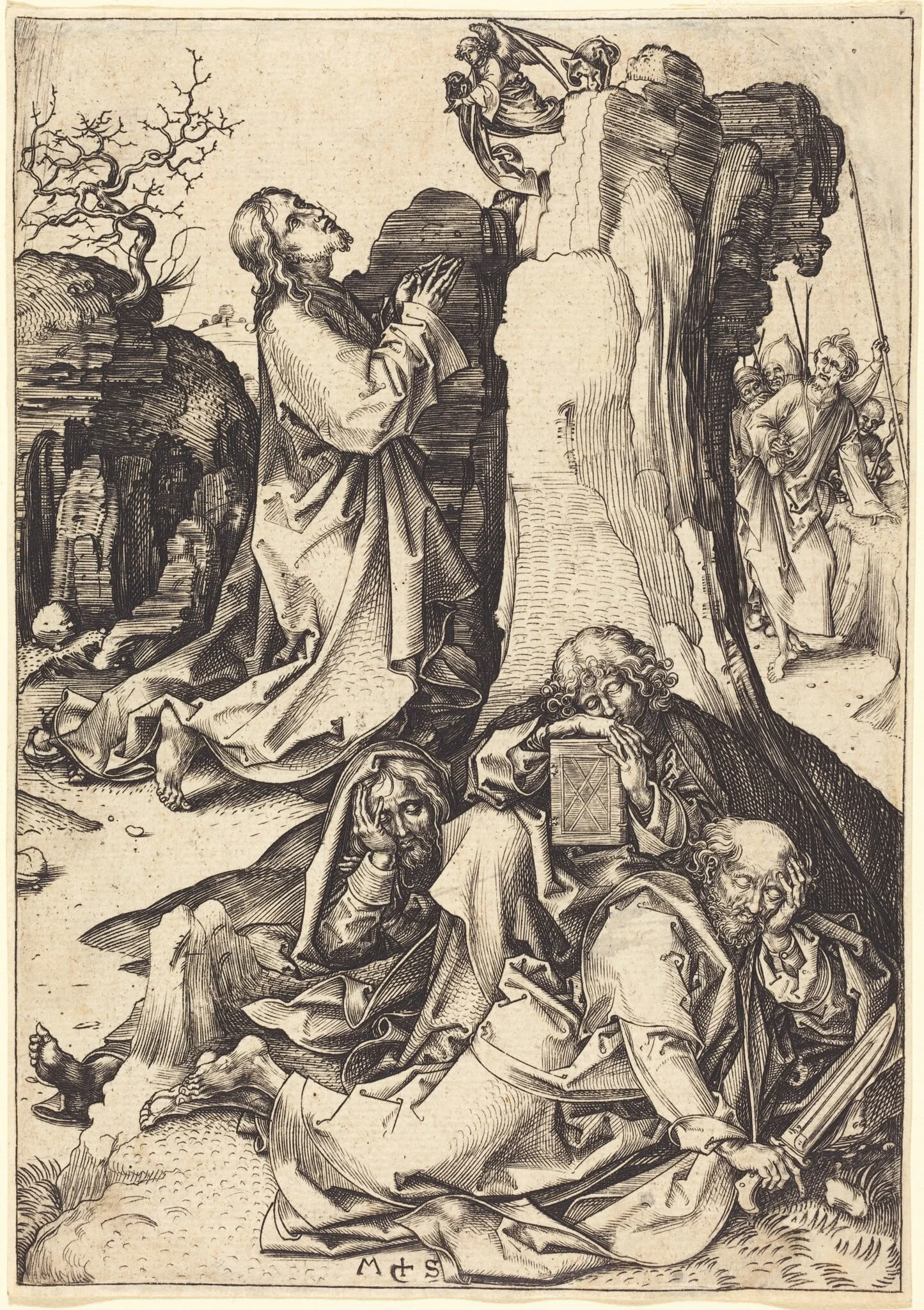 The Agony in the Garden, detail