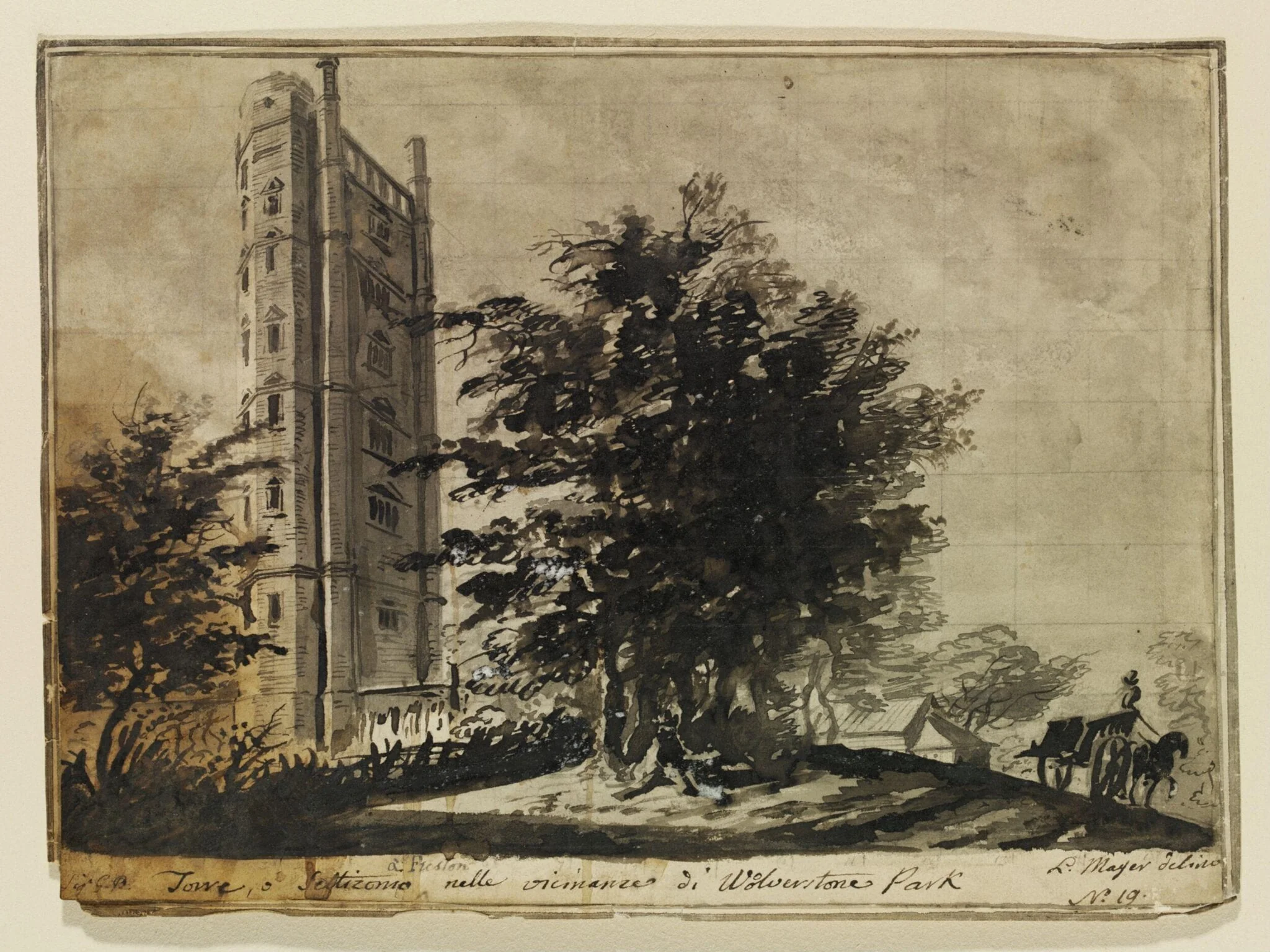 Tower at Freston, near Woolverstone Park [Suffolk], detail