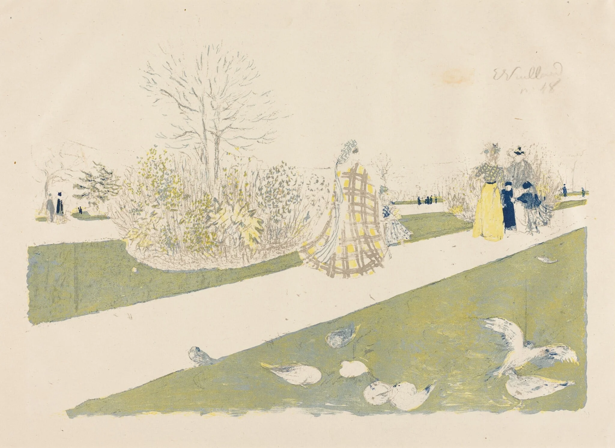 The Tuileries Garden (Le jardin des Tuileries), detail