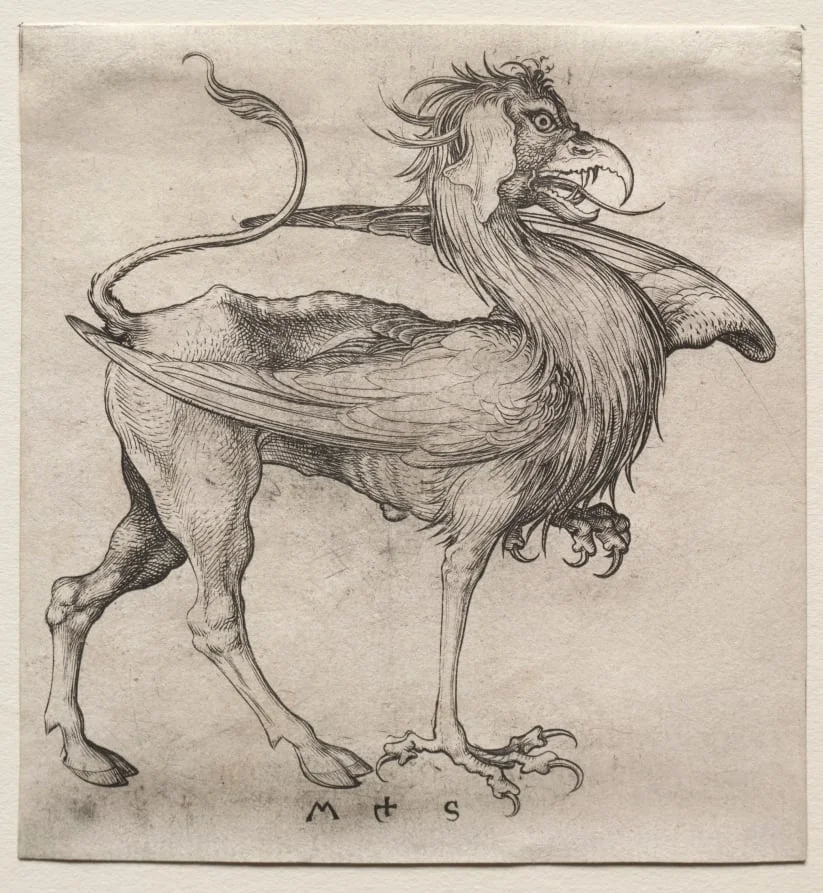The Griffin, detail