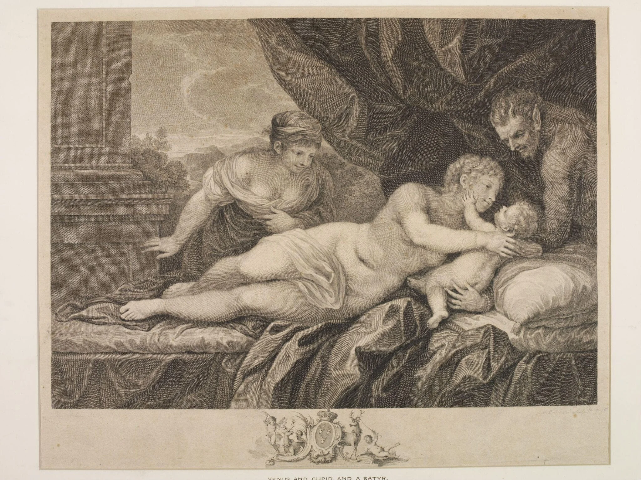 Venus and Cupid, detail