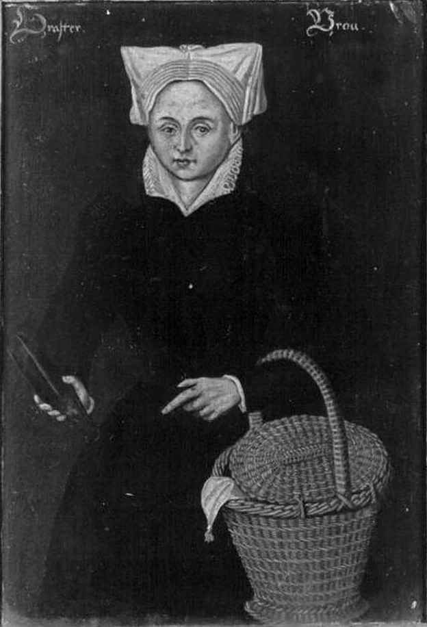 Vrouw uit Graft, detail