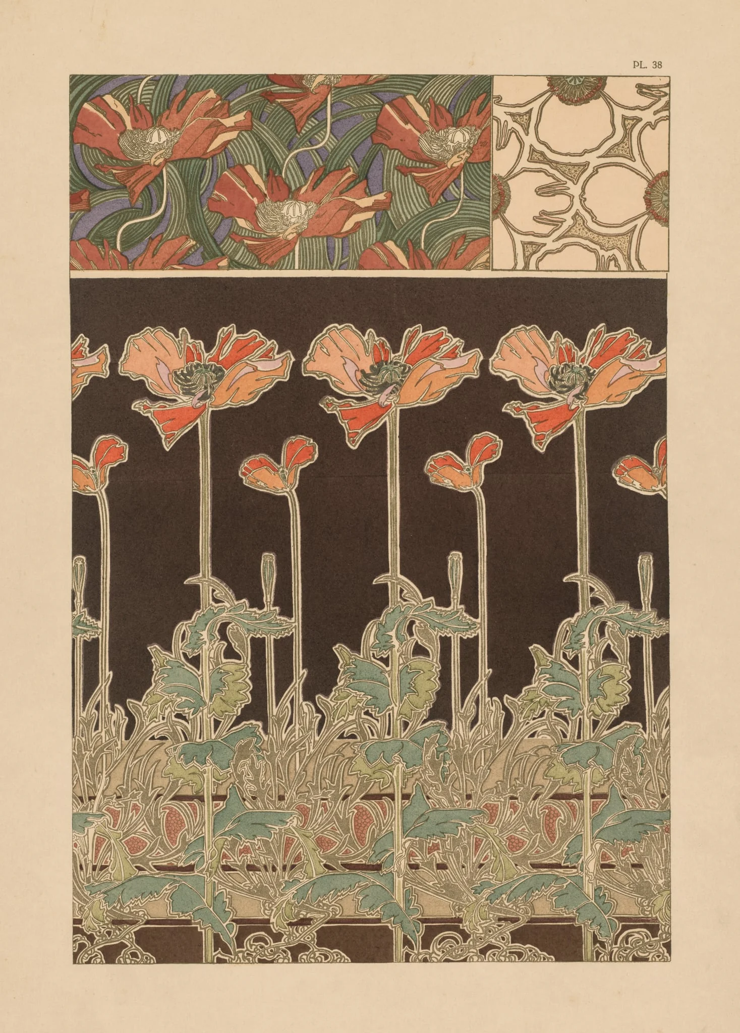 Documents Decoratifs: Plate 38, detail