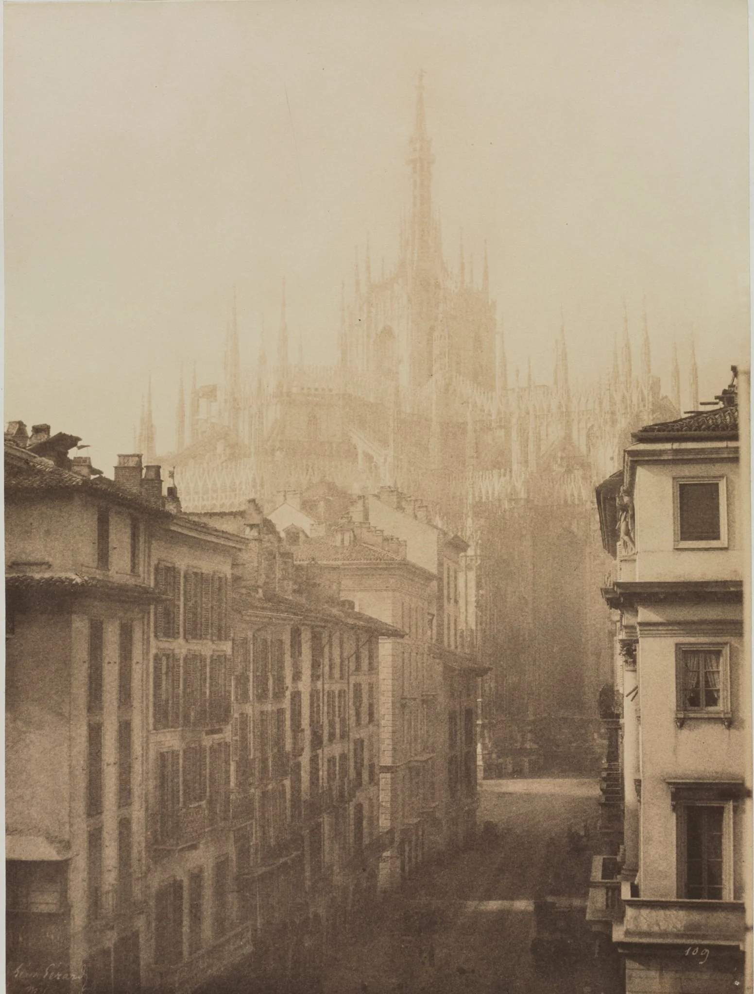 Cathedral from Corso Francesco, Milan, detail