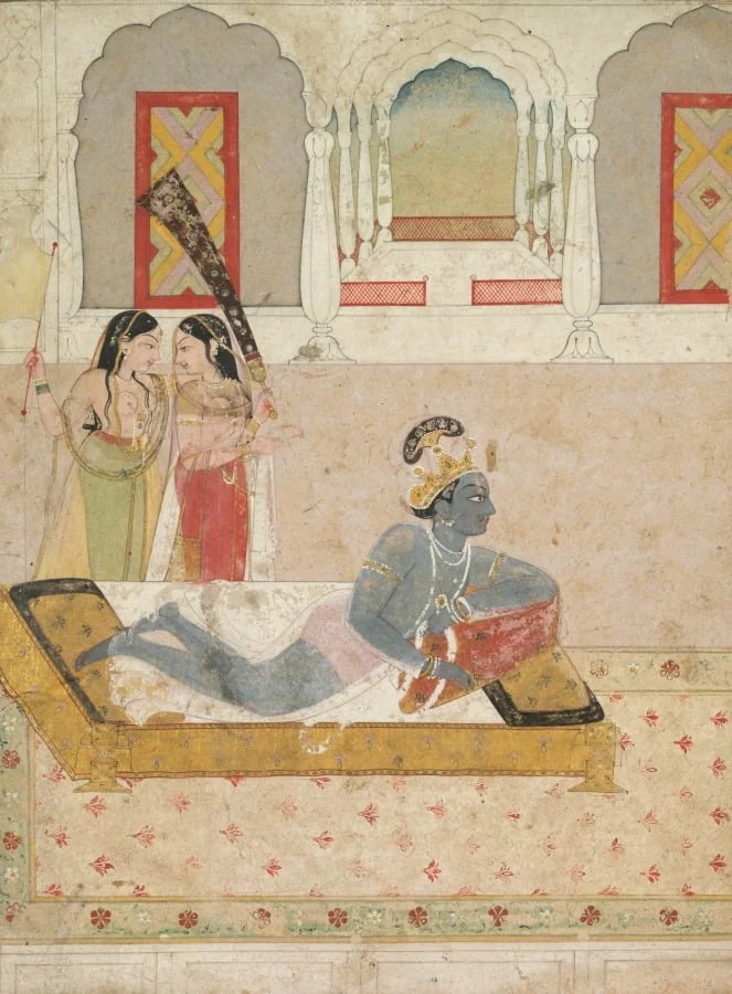 Krishna Awaiting Radha, detail