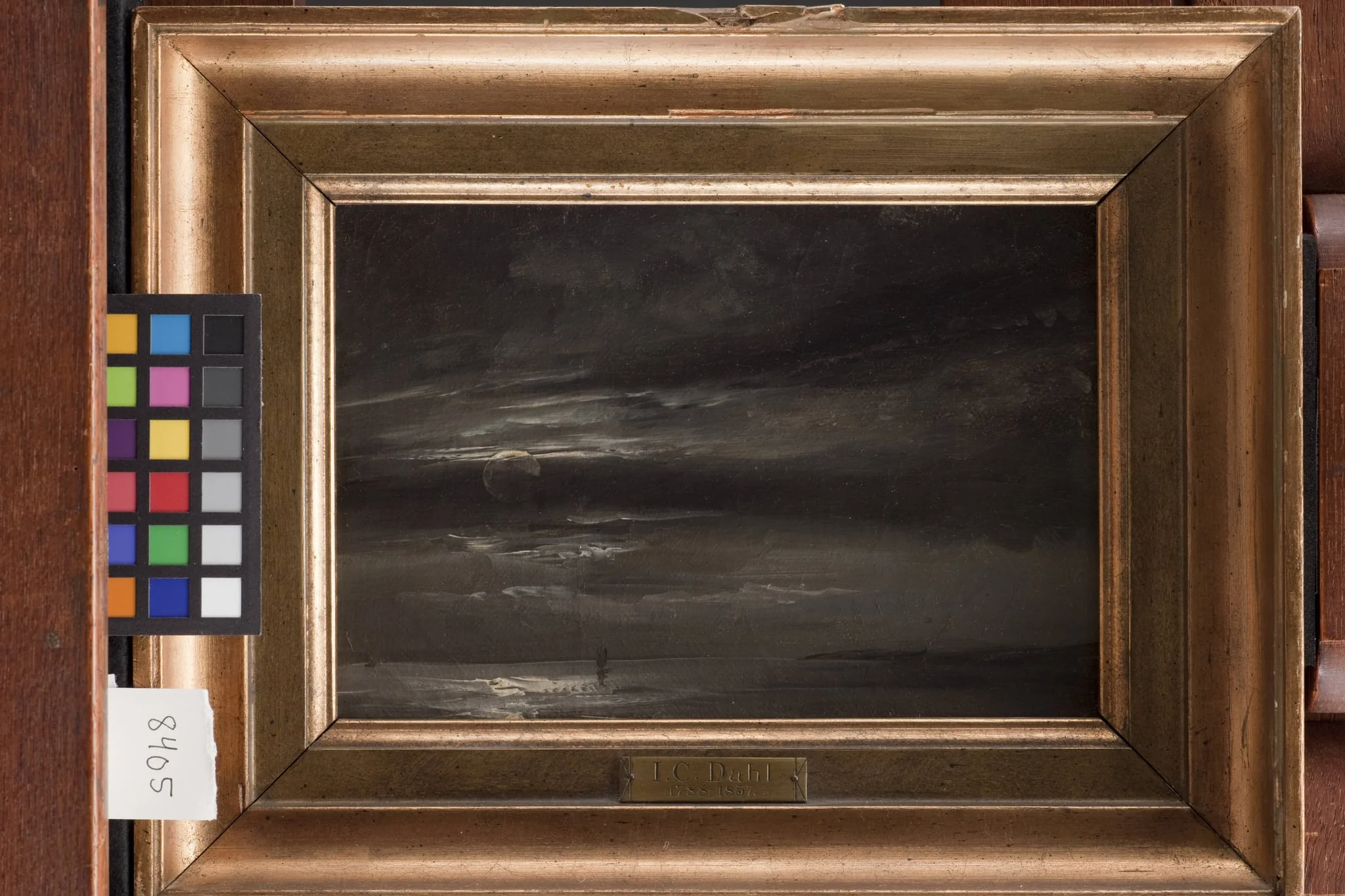 Moonlight over the Sea, detail