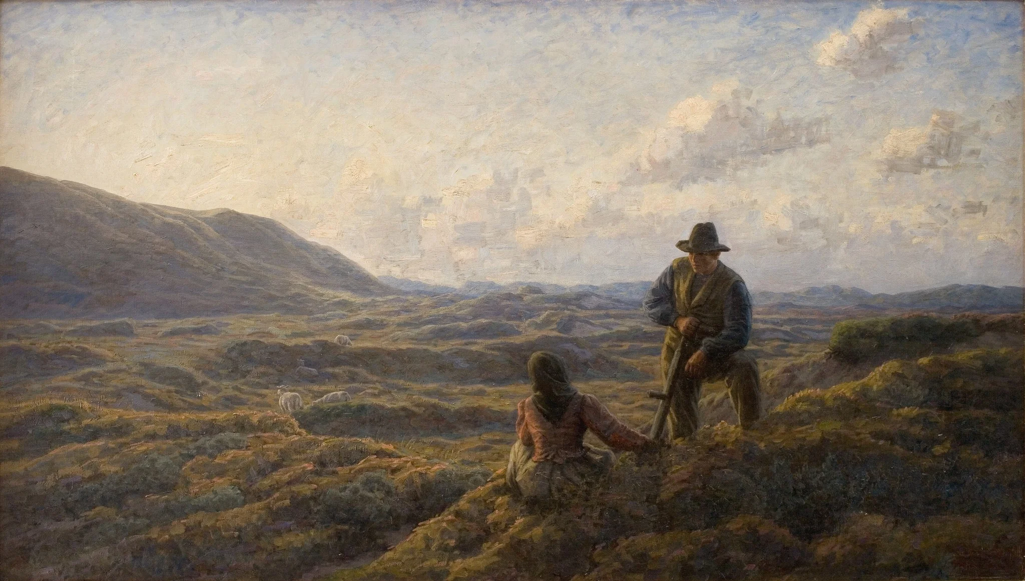 Idyl på heden, detail
