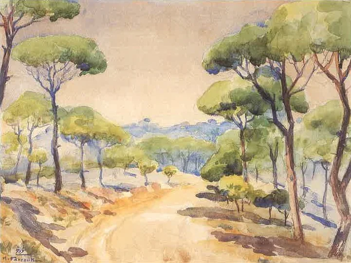 A View From Al-Matn, detail