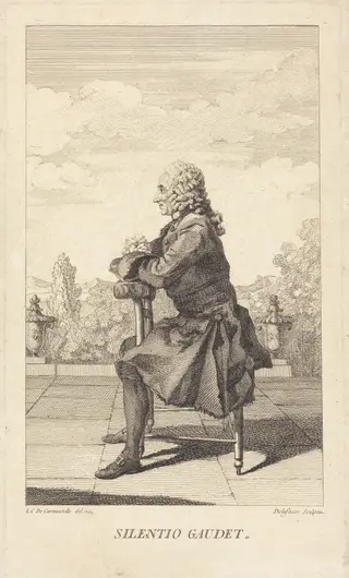 Jean-Baptiste-François Durey de Meinières, by Jean-Baptiste Delafosse, ink, 1760
