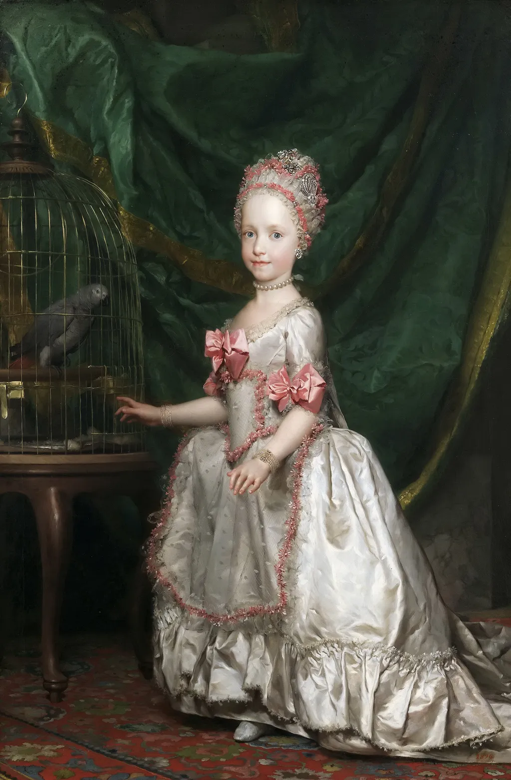 The Archduchess Maria Teresa of Austria, by Anton Raphael Mengs, oil, 1771