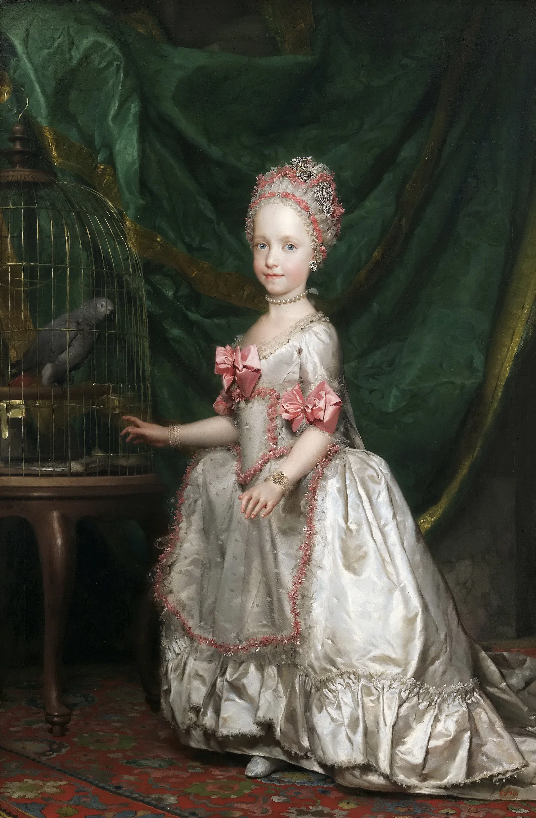 The Archduchess Maria Teresa of Austria, detail