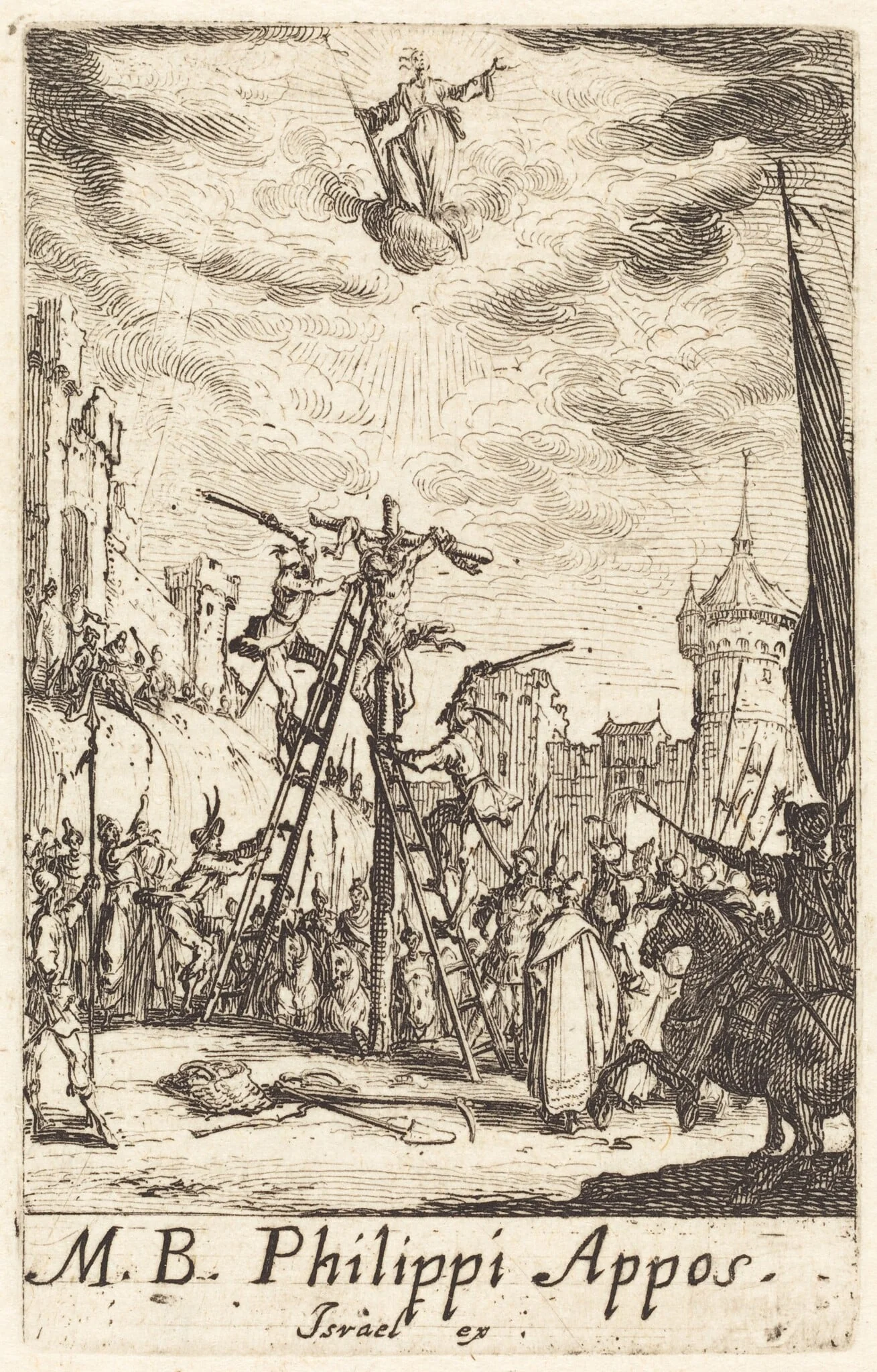 The Martyrdom of Saint Philip, detail