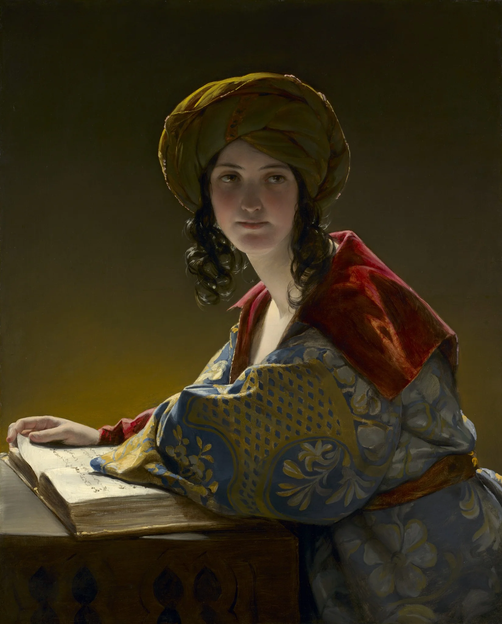 The Young Eastern Woman, detail