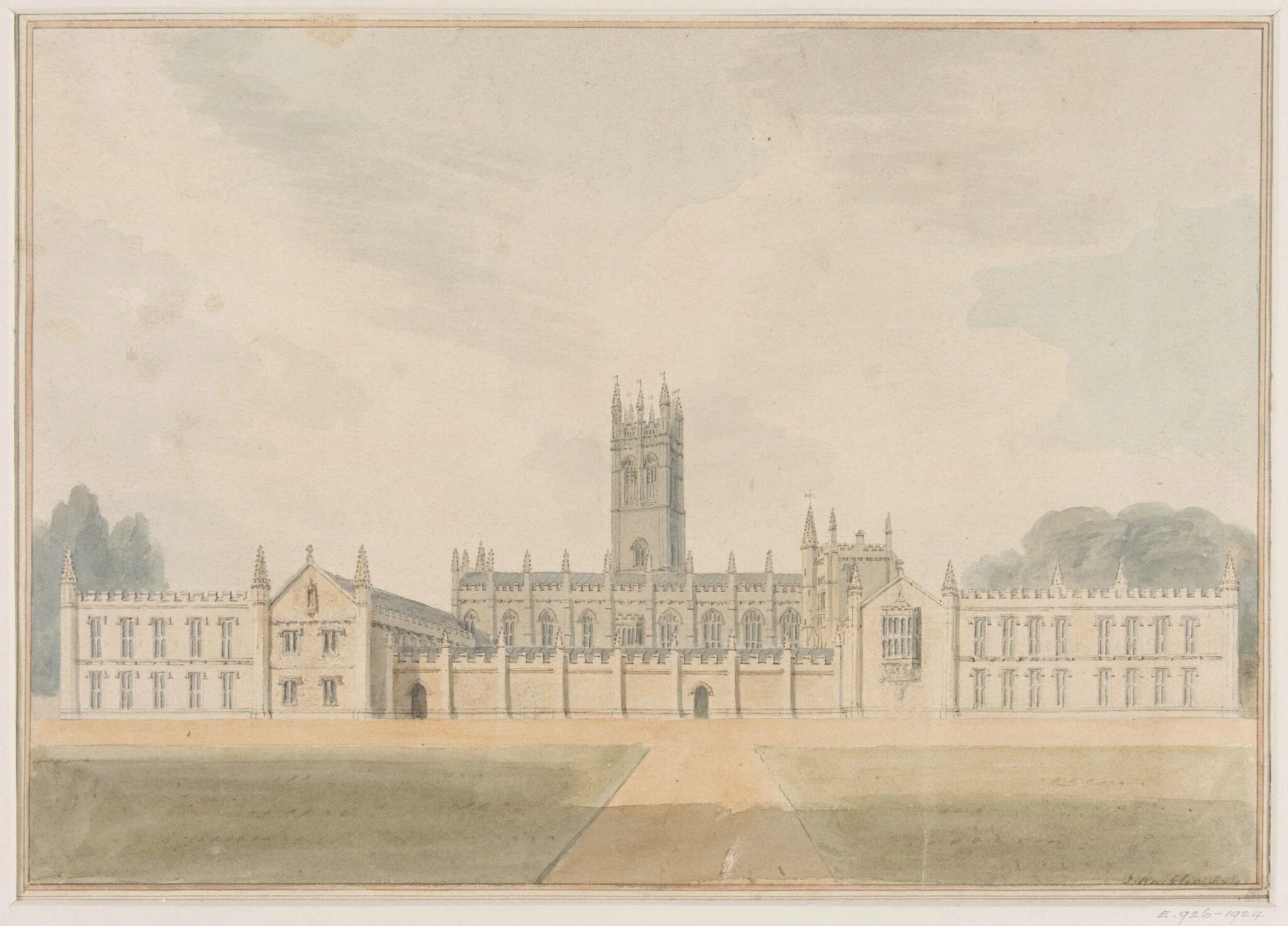 Magdalen College, Oxford, detail