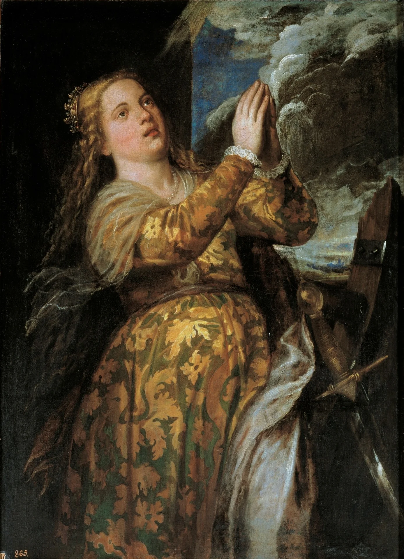 Saint Catherine of Alexandria, detail