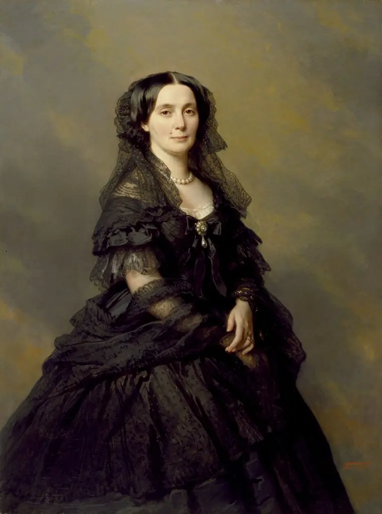 Portrait of Princess Kotschoubey, by Franz Xaver Winterhalter, oil, 1860