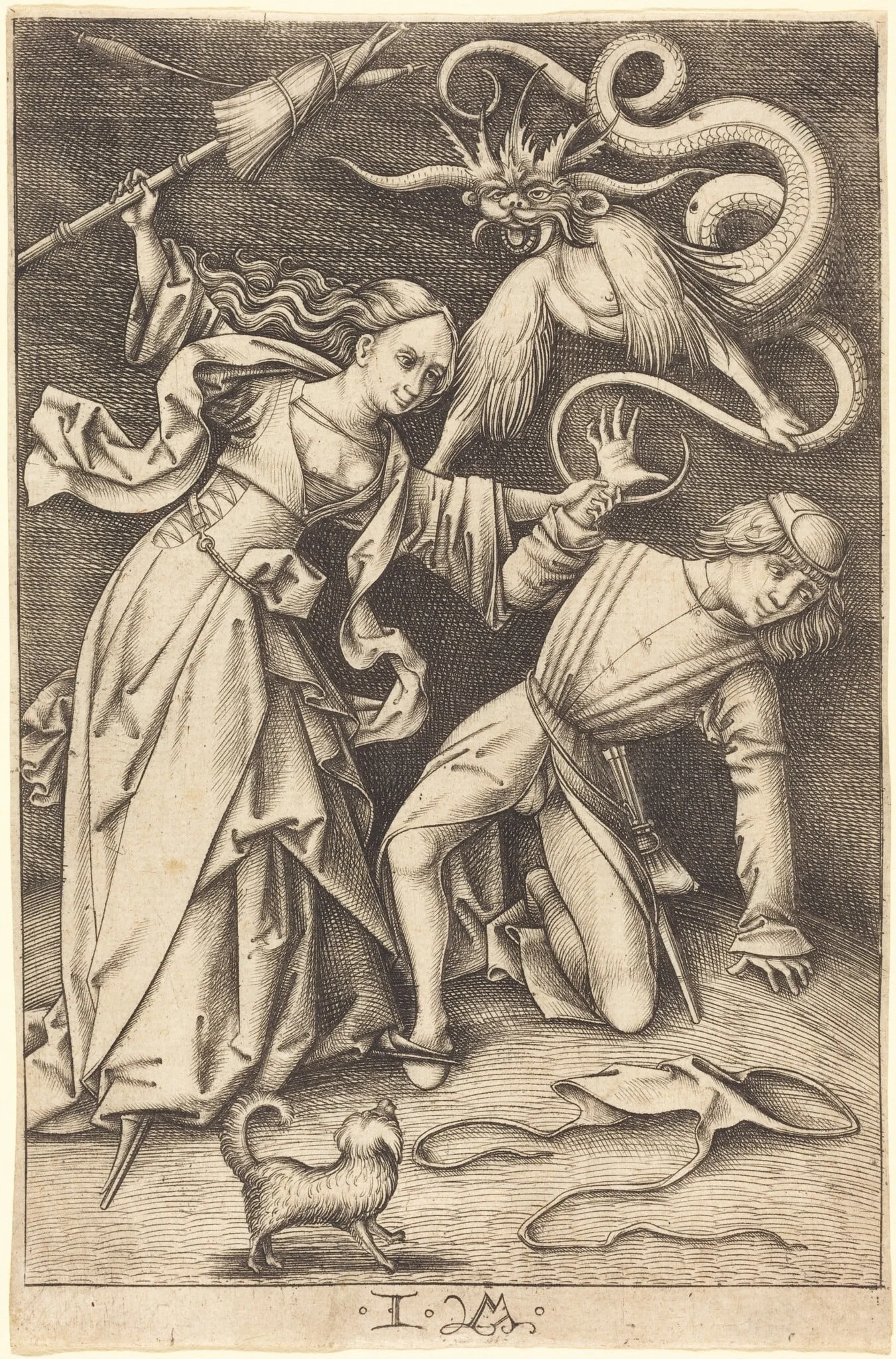 The Angry Wife, detail