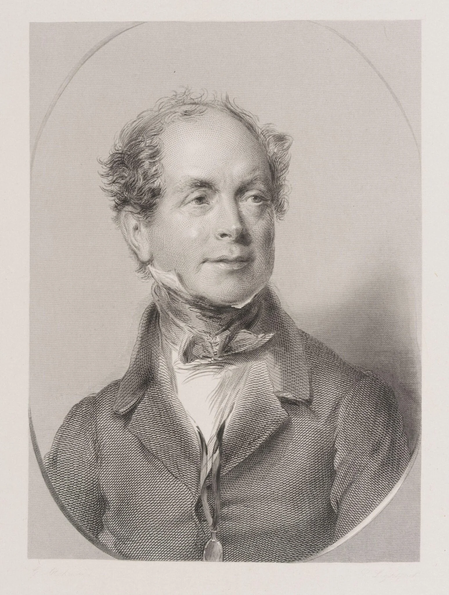 portrait of a male sitter, detail