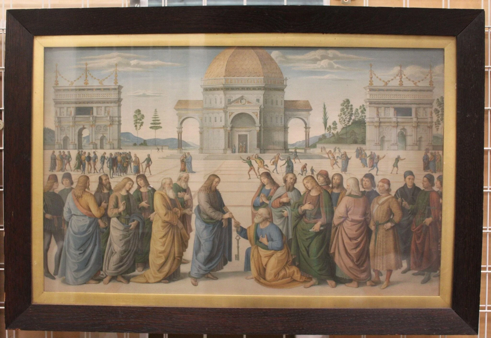 Christ's Charge to St Peter, detail
