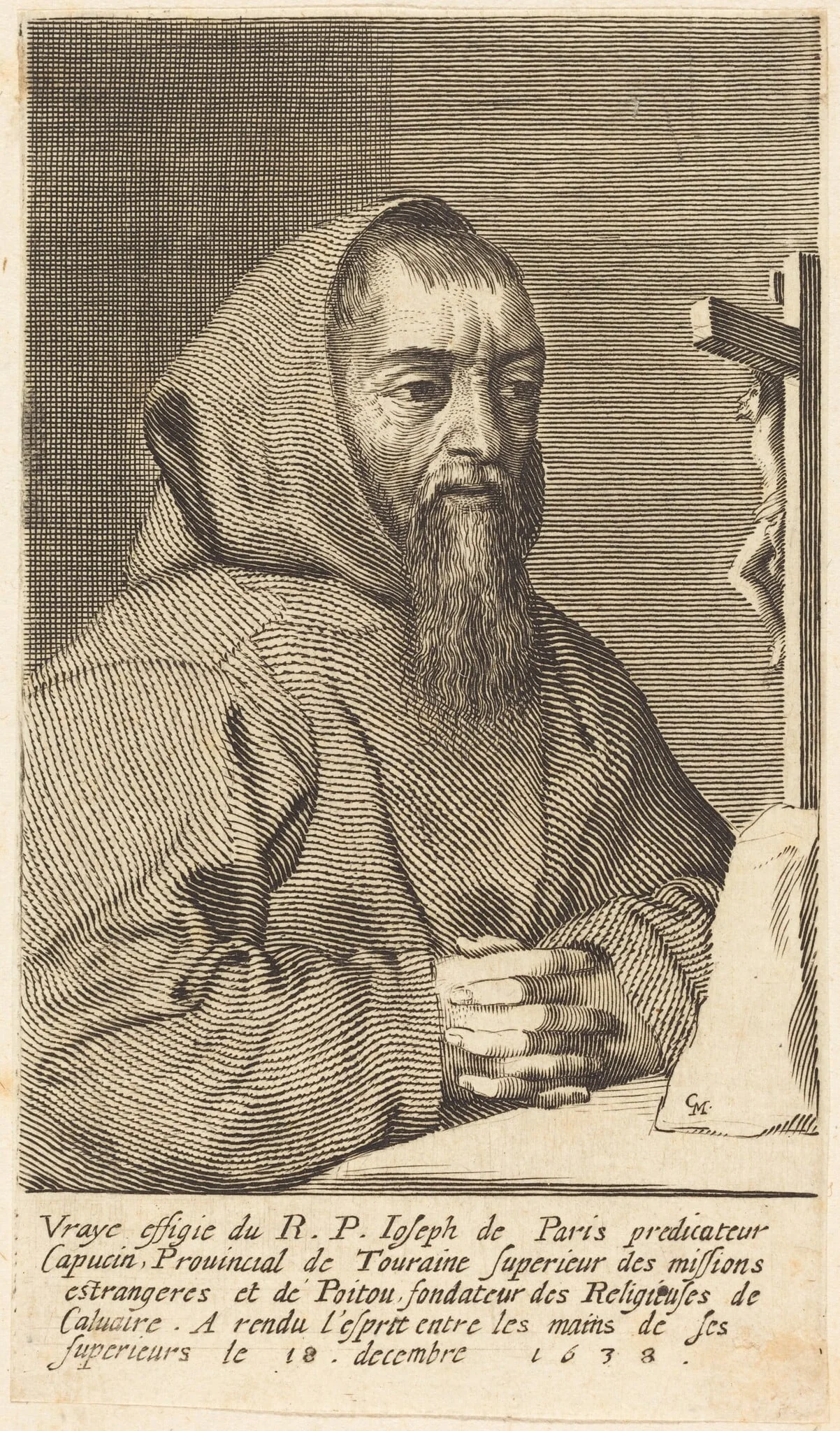 François Le Clerc Du Tremblay, Known as Père Joseph, detail