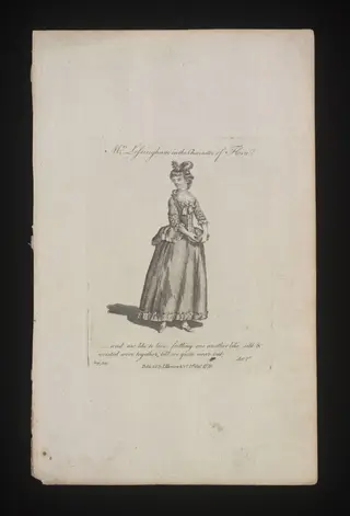 Mrs Lessingham in the character of Flora, by Terry, 1